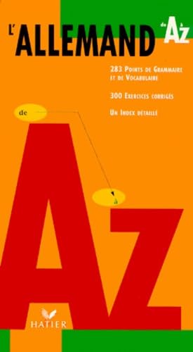 L'allemand de A à Z, édition 97 9782218718007