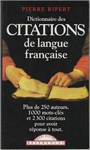 Dictionnaire DES Citations 9782877142014