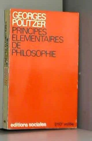 Principes élémentaires de philosophie 9782209029648