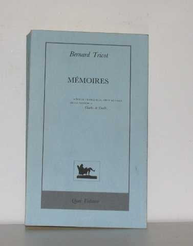 Mémoires 9782876532090
