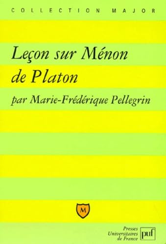 Leçon sur "Ménon" de Platon 9782130501978