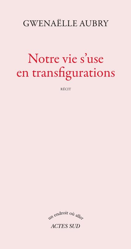 Notre vie s'use en transfigurations 9782742765447