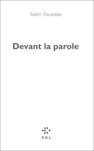 Devant la parole 9782867447112