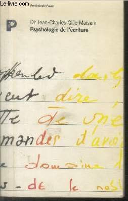 Psychologie de l'écriture 9782228881357