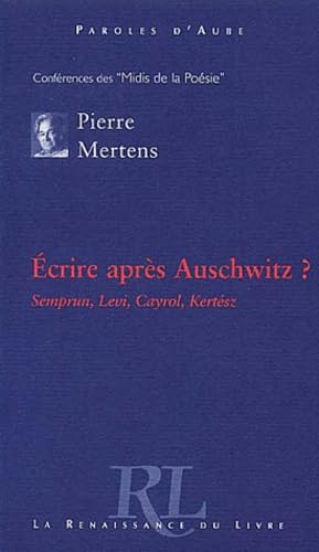 Écrire après Auschwitz ? 9782804607838