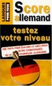 Score allemand : testez votre niveau 9782266027403