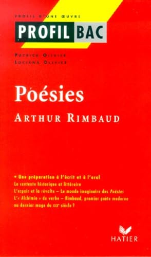 Poésies, Arthur Rimbaud 9782218731402