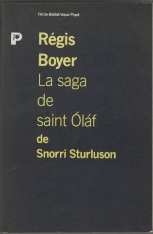 La saga de saint Oláf 9782228884723