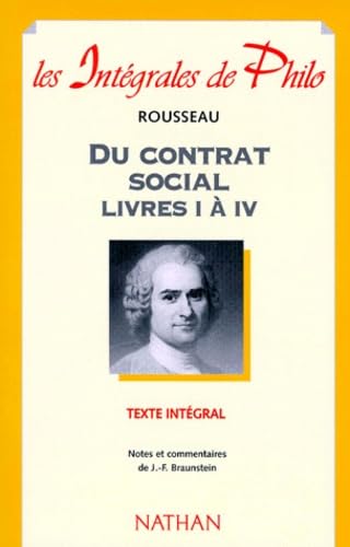 Du contrat social: Livres 1 à 4 9782091808383
