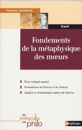 Fondements de la métaphysique des moeurs 9782091834573