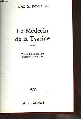 Le medecin de la tsarine 9782226005816