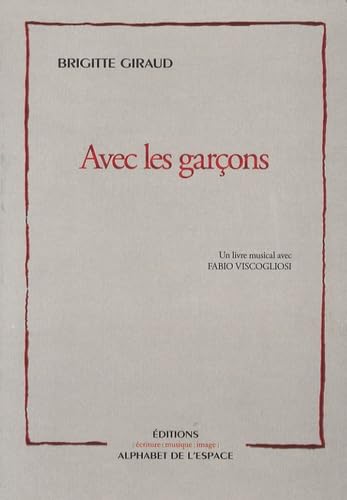 Avec les garçons 9782917145012