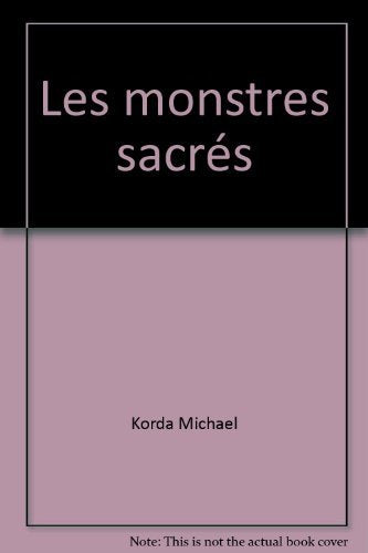 Les monstres sacres 9782856166079