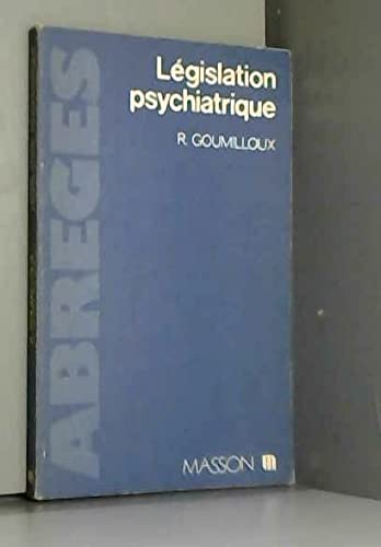 Législation psychiatrique 9782225824234