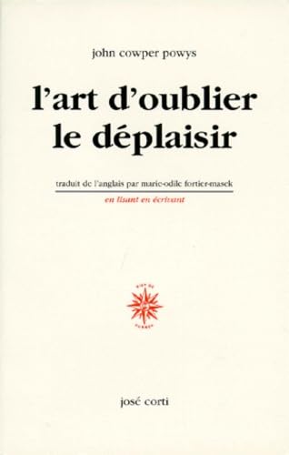 L'art d'oublier le déplaisir 9782714306197