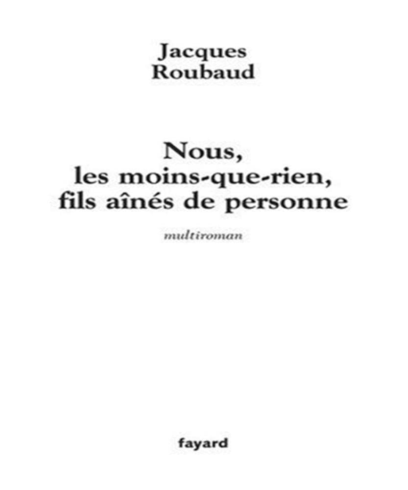 Nous, les moins-que-rien, fils aînés de personne 9782213626130