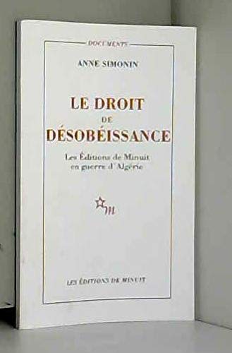 Droit de desobeissance les edition 9782707322227
