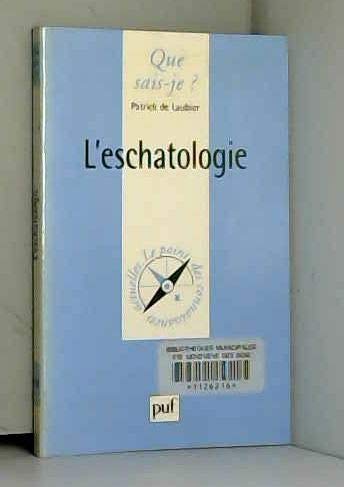 L'Eschatologie 9782130489986