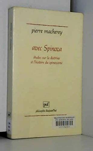 Avec Spinoza 9782130447955