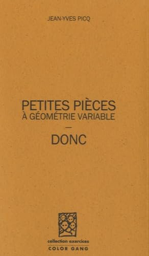 Petites pièces à géométrie variable, donc 9782915107463