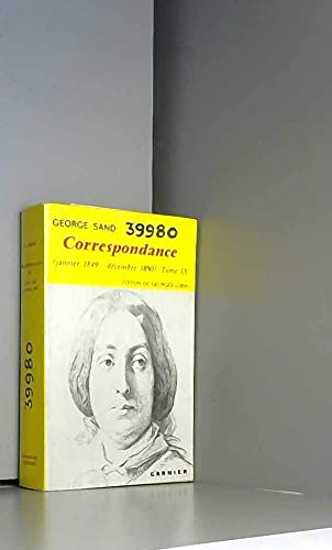 Correspondance (janvier 1849 - décembre 1850) Tome IX 9782737002007