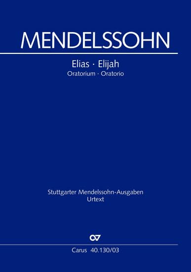 Elias op.70 - Ein Oratorium Nach Worten des Alten Testaments 9790007062620