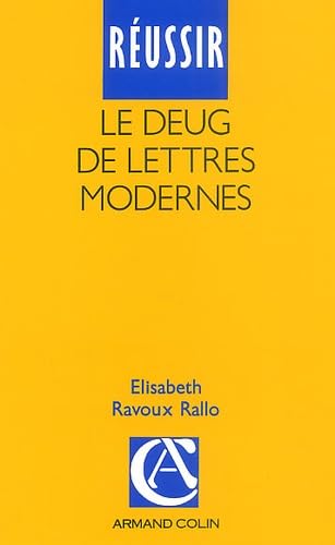 Réussir le DEUG de lettres modernes 9782200212742