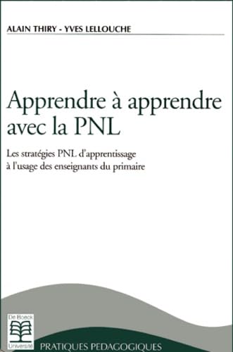 Apprendre à apprendre avec la PNL 9782804124786