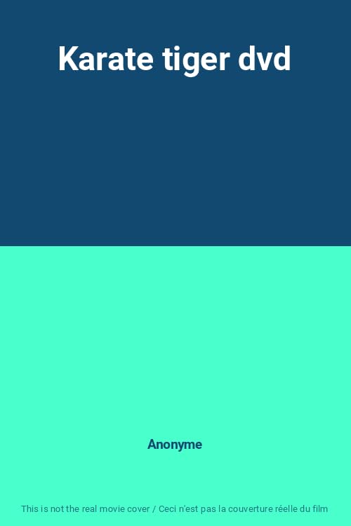 Karate tiger dvd 3512391502645