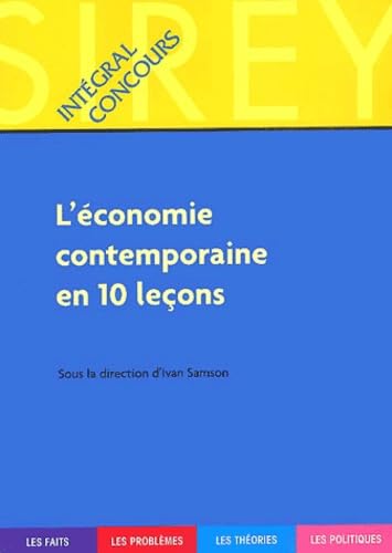 L'économie contemporaine en 10 leçons 9782247057443