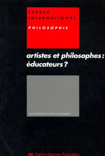 Artistes et philosophes educateurs ? 9782858507818