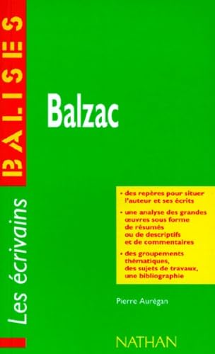 Balzac: Des repères pour situer l'auteur et ses écrits... 9782091802435