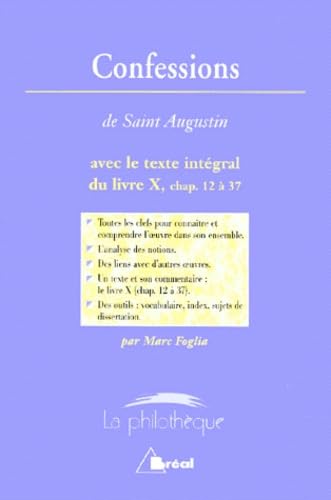 Confessions, Saint Augustin 9782842915896