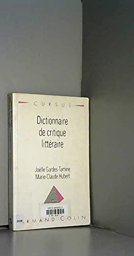 Dictionnaire de critique littéraire 9782200213770