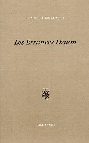 Les errances Druon 9782714309044
