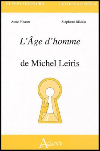 L'âge d'homme de Michel Leiris 9782912232878