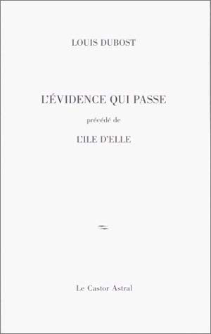 L'évidence qui passe 9782859204136