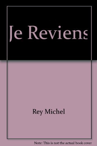 Je Reviens 9782951576544