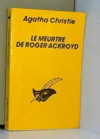 LE MEURTRE DE ROGER ACKROYD 9782702403211