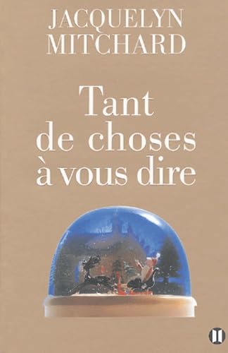 Tant de choses à vous dire 9782848930107