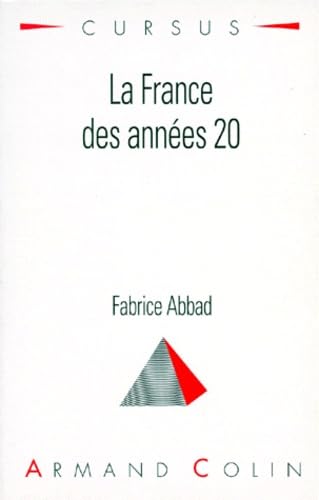 La France des années 20 9782200214128