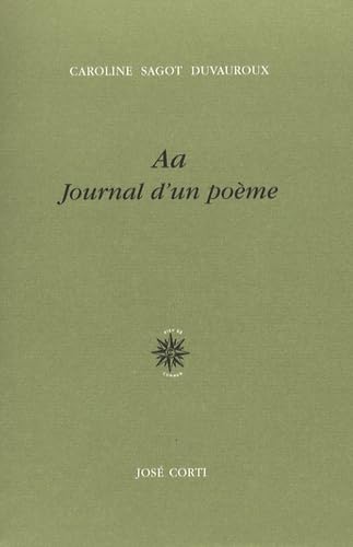 Aa: Journal d'un poème 9782714309587