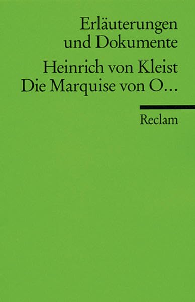 Marquise Von O 9783150081969