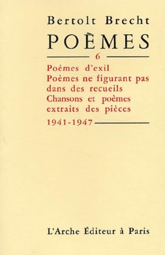 Poèmes 1941-194è, tome 6 9782851811295