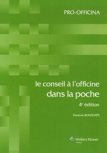 Le Conseil à l'officine dans la poche 9782909179469