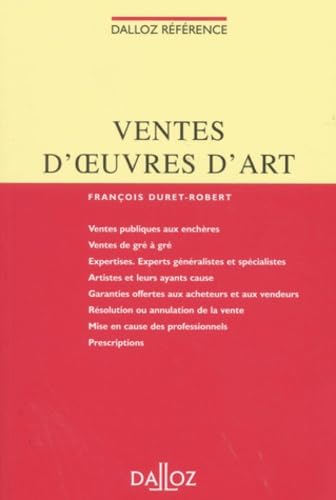 Ventes d'oeuvres d'art 9782247033713