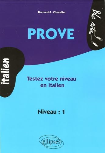 Prove: Testez votre niveau en italien niveau 1 9782729819088