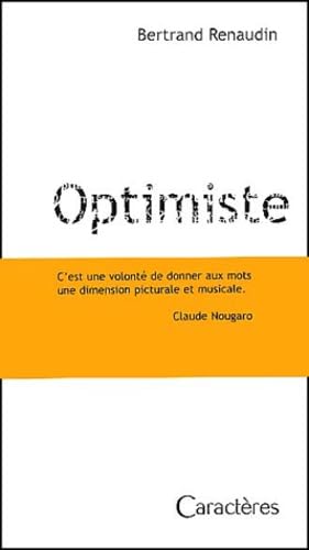 Optimiste 9782854463262