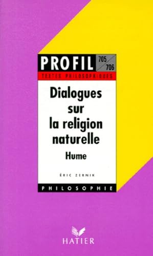 Dialogues sur la religion naturelle, textes philosophiques 9782218048388