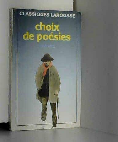 Choix De Poesies* 9782038701807